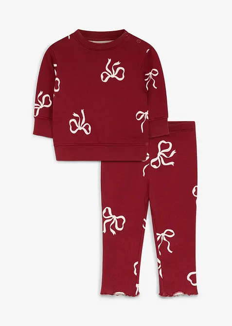 Ensemble sweat et legging adorable 100% coton (ens. 2 pces), bonprix