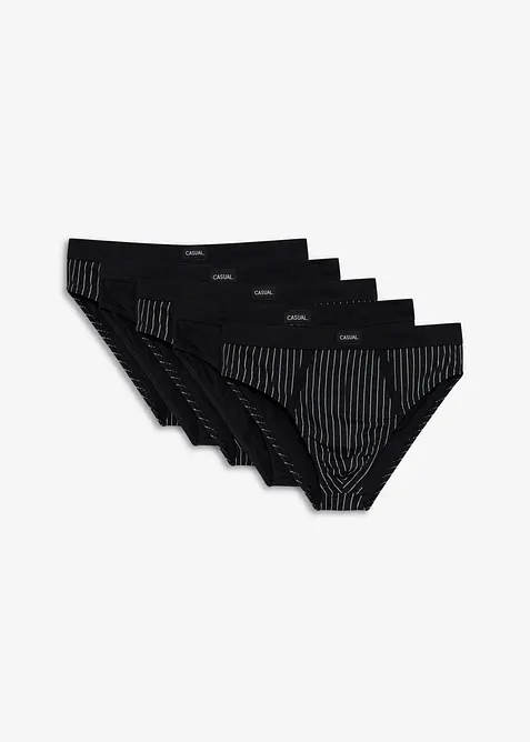 Lot de 5 slips maxi coton, bonprix