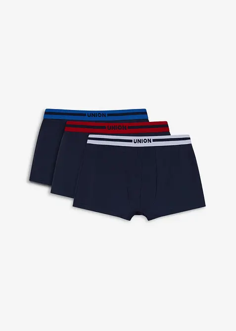 Lot de 3 boxers coton, bonprix