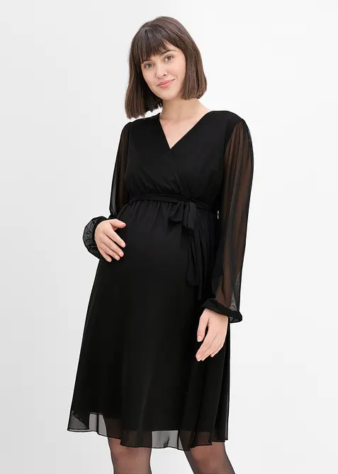 Robe de grossesse et d&rsquo;allaitement avec n&oelig;ud, bonprix