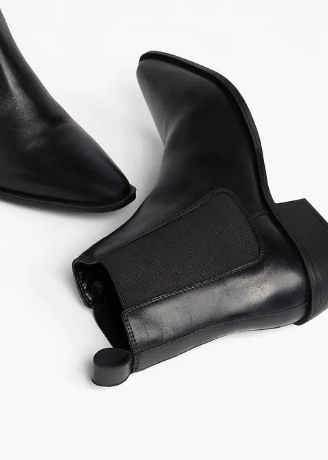 Bottines en cuir, bonprix