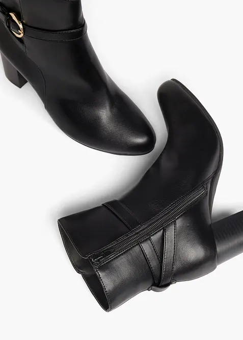 Bottines &agrave; talon bloc, bonprix