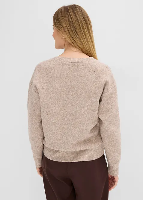 Pullover mit Pailletten-Applikation, bonprix