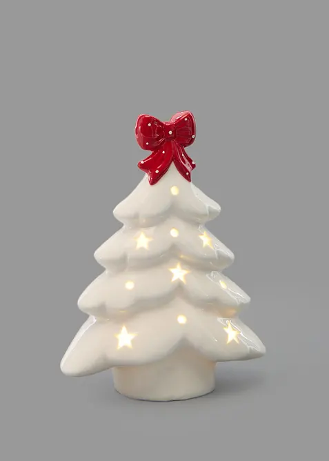 LED-Deko-Objekt Tannenbaum mit Schleife, bonprix