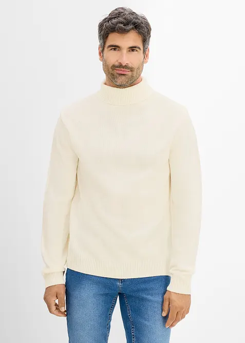 Rollkragenpullover in Regular-Fit, bonprix