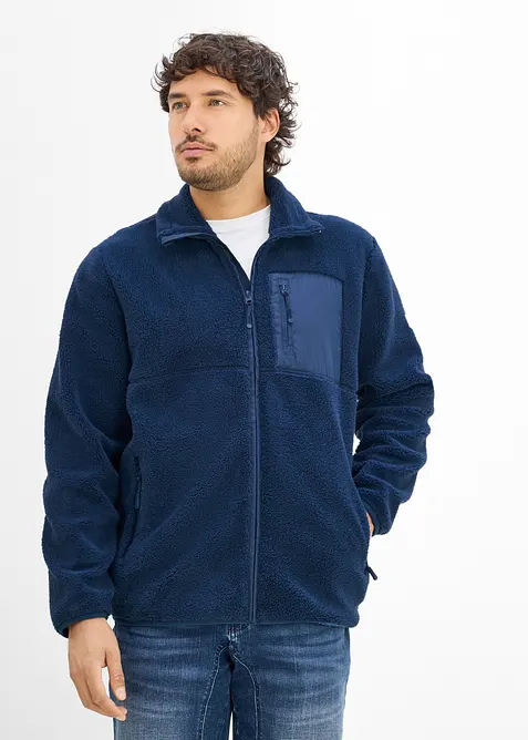 Teddy-Fleece-Jacke, bonprix
