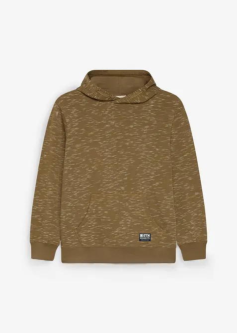 Sweat &agrave; capuche en mati&egrave;re douce, bonprix