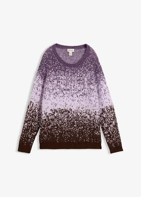Pull en fil duveteux, bonprix