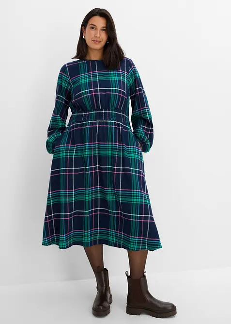 Robe en flanelle 100% coton, bonprix
