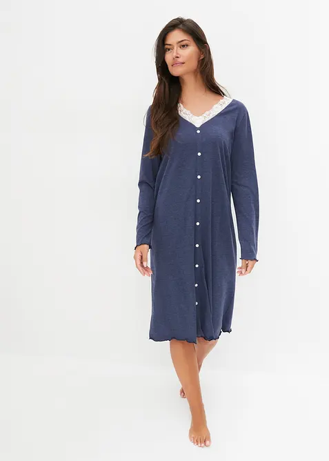 Chemise de nuit boutonn&eacute;e, bonprix