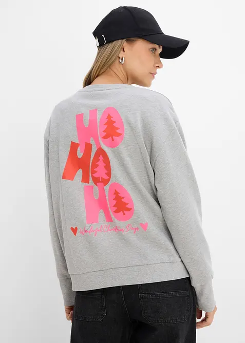 Sweat oversize et doux, coton majoritaire, bonprix