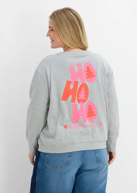 Sweat oversize et doux, coton majoritaire, bonprix