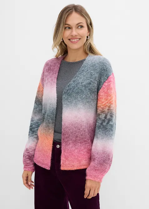 Grobstrickjacke mit Farbverlauf, bonprix