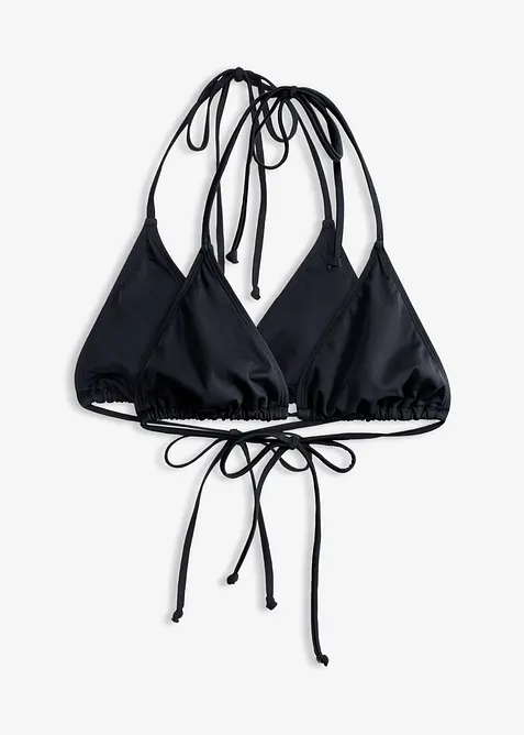 Triangel-Bikinioberteil (2er Pack), bonprix