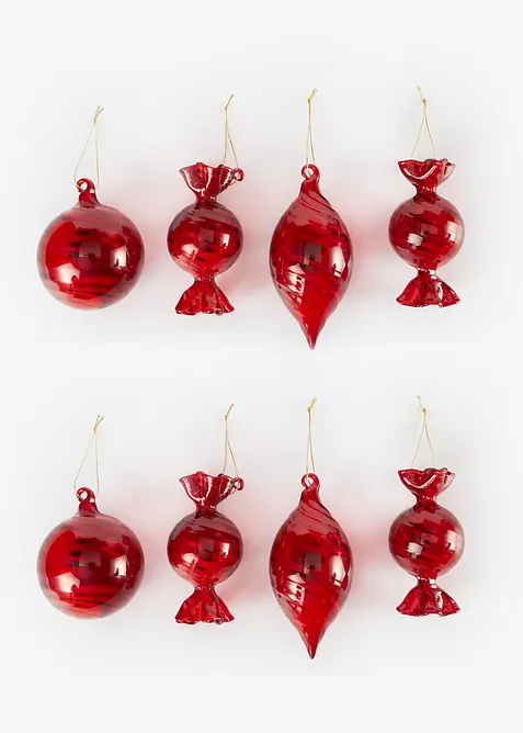 Weihnachtskugeln (8-tlg. Set), bonprix