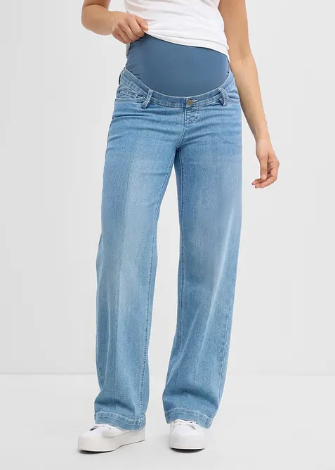 Jean large de grossesse, long et extensible, bonprix