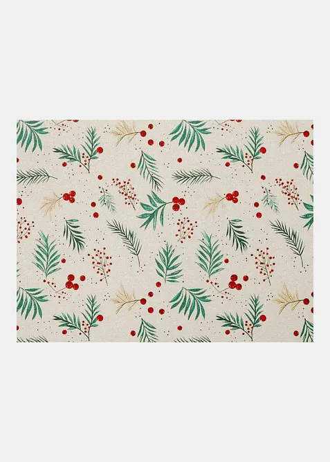 Paillasson lavable &agrave; motif de No&euml;l, bonprix