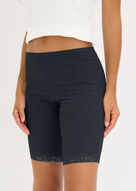 Boxers femme longs en mati&egrave;re douce, bonprix