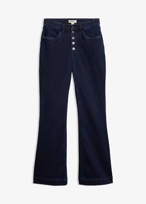 Jean Flare, taille haute confortable, bonprix