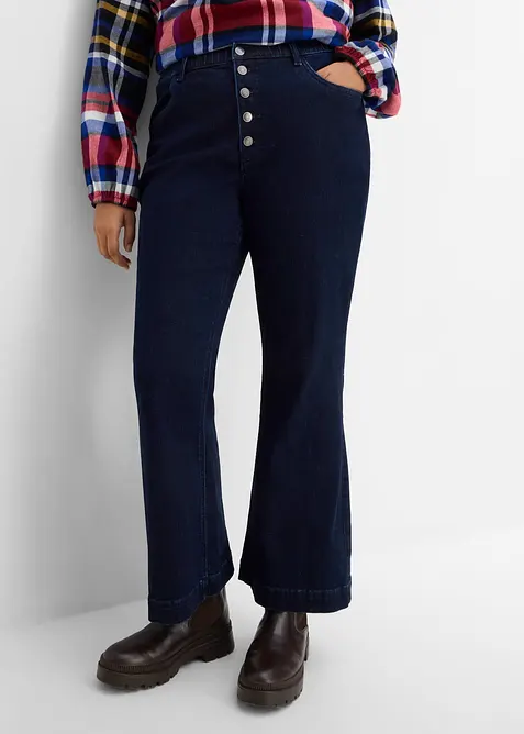 Jean Flare, taille haute confortable, bonprix