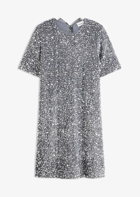 Minikleid mit Pailletten, bonprix