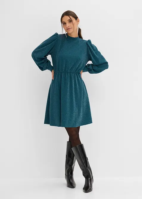 Glitzerkleid aus fester Interlock-Qualit&auml;t, bonprix