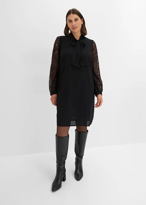 Blusenkleid mit Spitzen&auml;rmel, bonprix