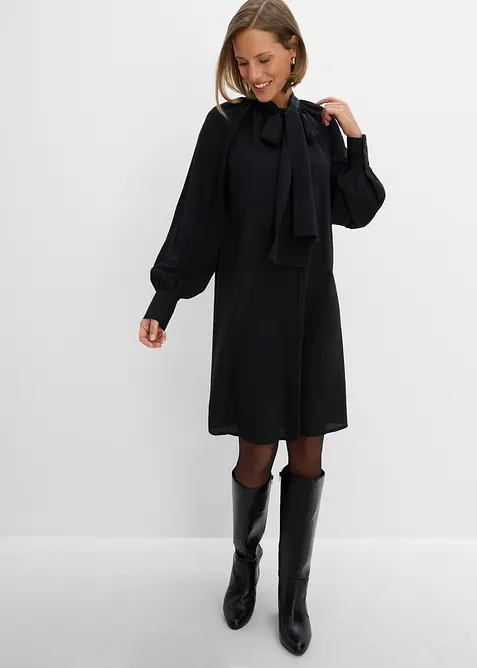 Blusenkleid mit Schluppenkragen, bonprix
