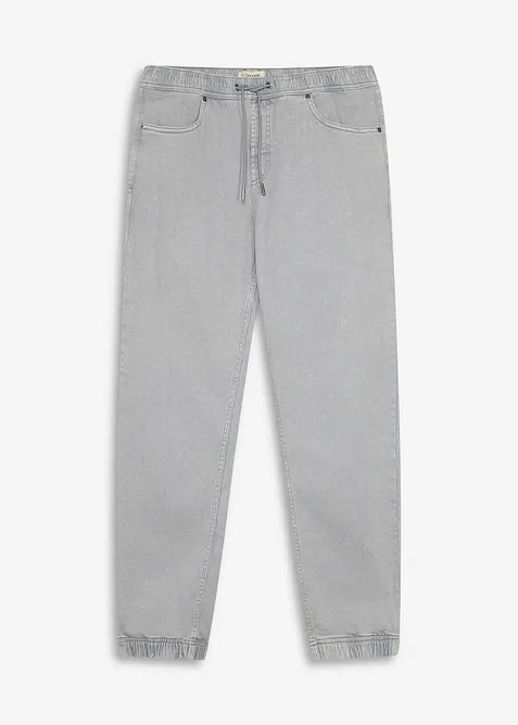 Pantalon jogger Relaxed Fit en twill, Tapered, bonprix