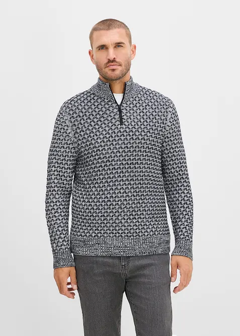 Troyer-Pullover in Regular Fit, bonprix