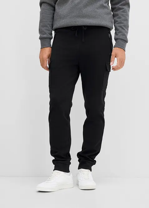 Pantalon de jogging chaud &agrave; poches cargo, Regular Fit, bonprix