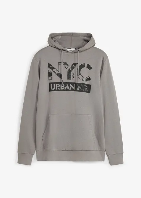 Sweat &agrave; capuche 100% coton, bonprix