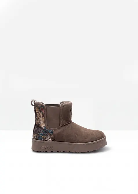Boots fourr&eacute;es Mustang &agrave; plateforme, Mustang