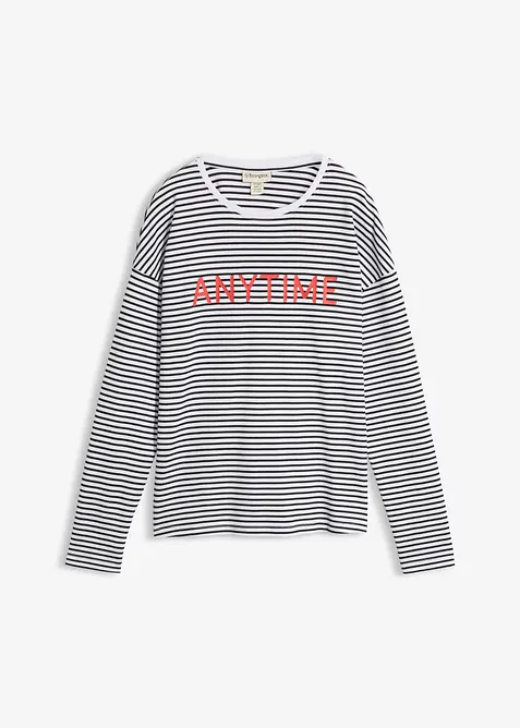 T-shirt manches longues 100% coton, bonprix