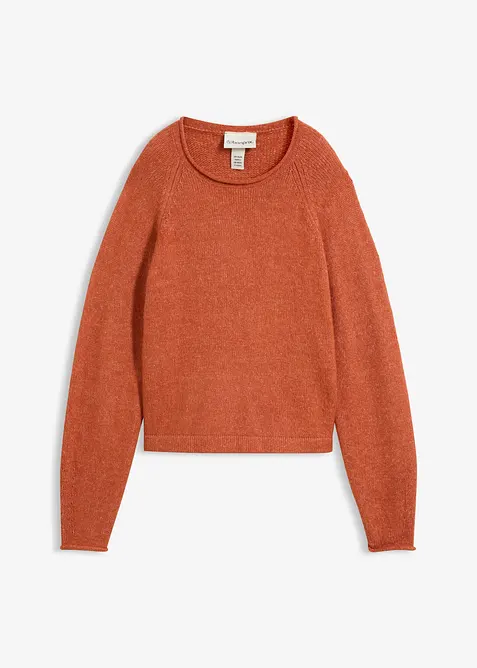 Pull col rond, bonprix