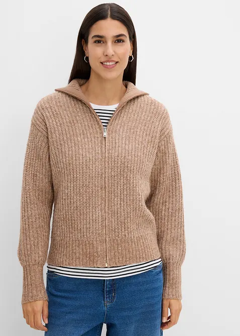 Gilet en grosse maille, bonprix