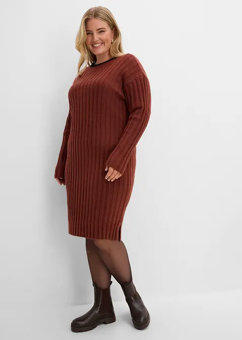 Robe en maille, bonprix