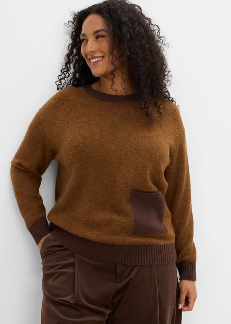 Loose-Fit Strickpullover, bonprix