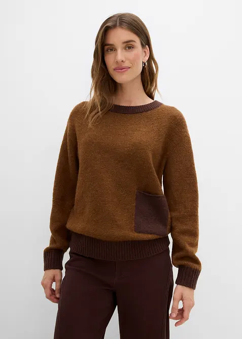 Pull en maille Loose Fit, bonprix
