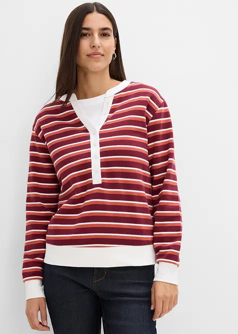Sweat-shirt 100% coton, bonprix