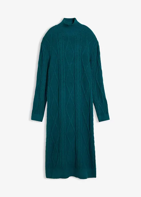 Strickkleid aus Zopfstrick, bonprix