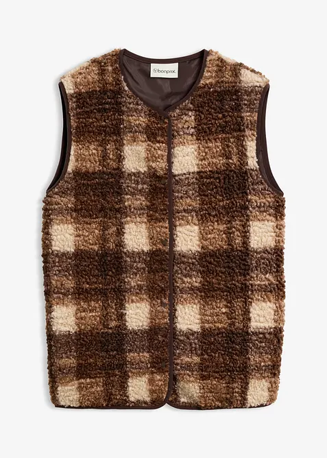 Gilet sans manches en sherpa, bonprix