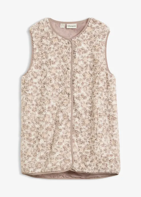 Gilet sans manches en sherpa, bonprix