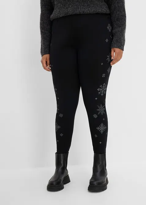 Legging chaud doubl&eacute; sherpa, bonprix