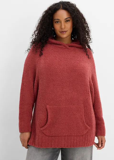 Kapuzenpullover in Teddy-Fleece, bonprix
