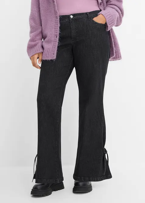 Bootcut-Jeans Mid Waist, bonprix
