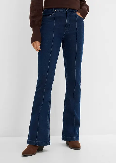 Bootcut-Jeans Mid Waist, bonprix