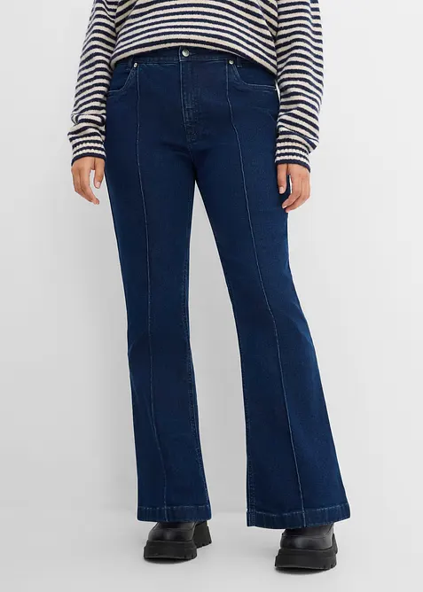 Bootcut-Jeans Mid Waist, bonprix
