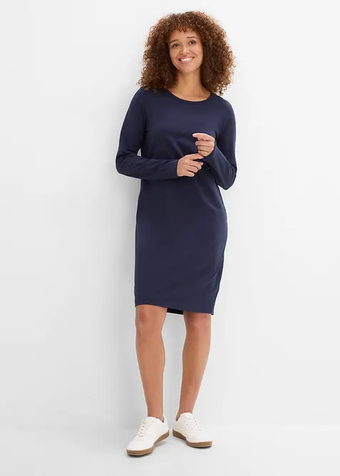 Jerseykleid aus Baumwolle mit Stretch (2er Pack), bonprix