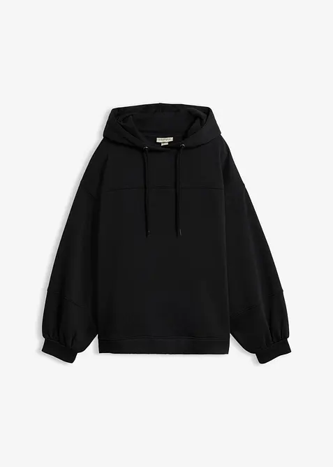 Sweat &agrave; capuche oversize en mati&egrave;re douce, bonprix
